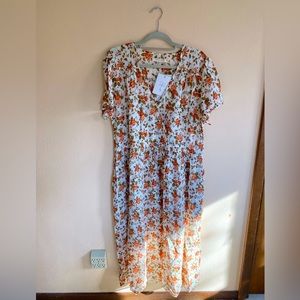 BNWT Christy Dawn The Dawn Dress in Ivory English Floral